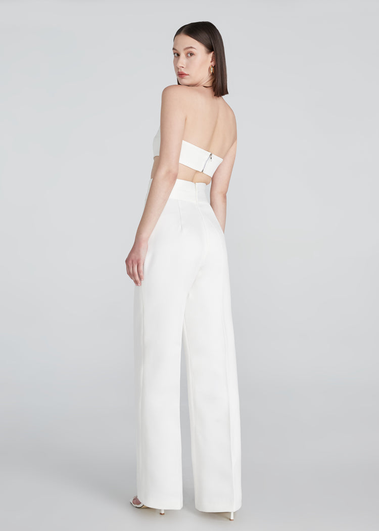 IVY HIGH WAISTED PANT // OFF WHITE