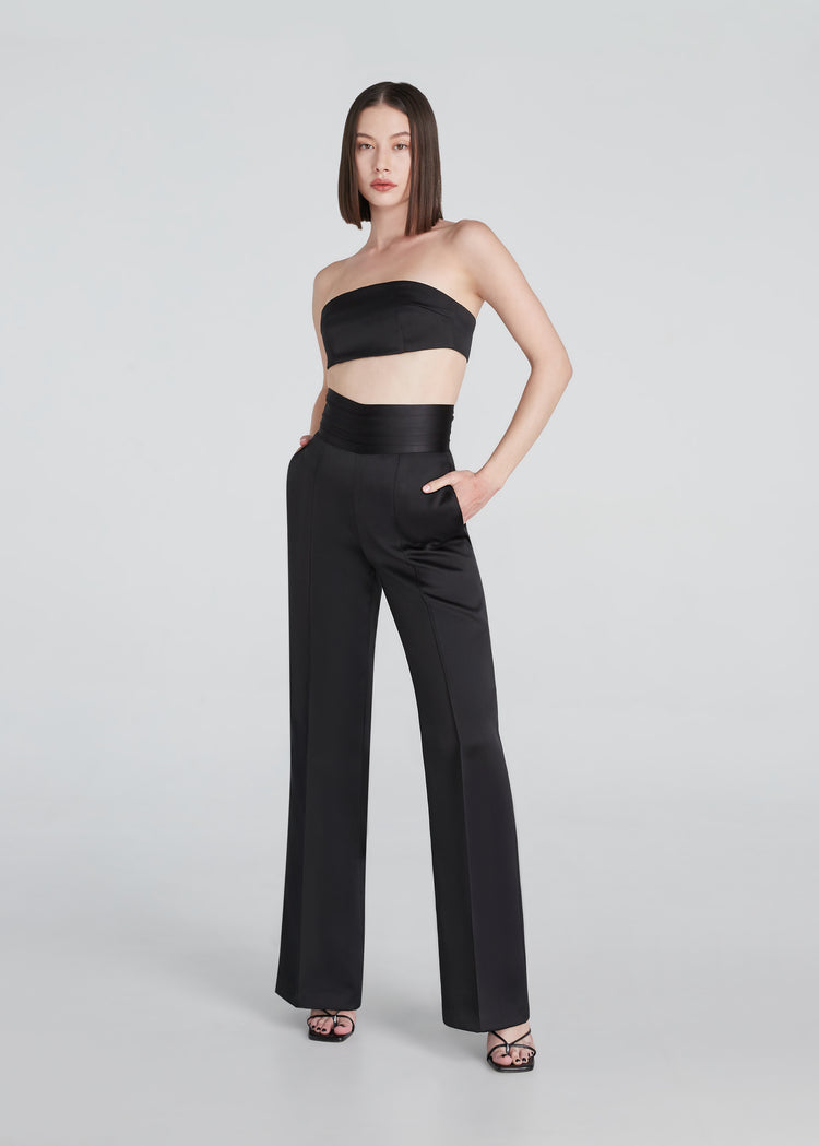 IVY HIGH WAISTED PANT // BLACK