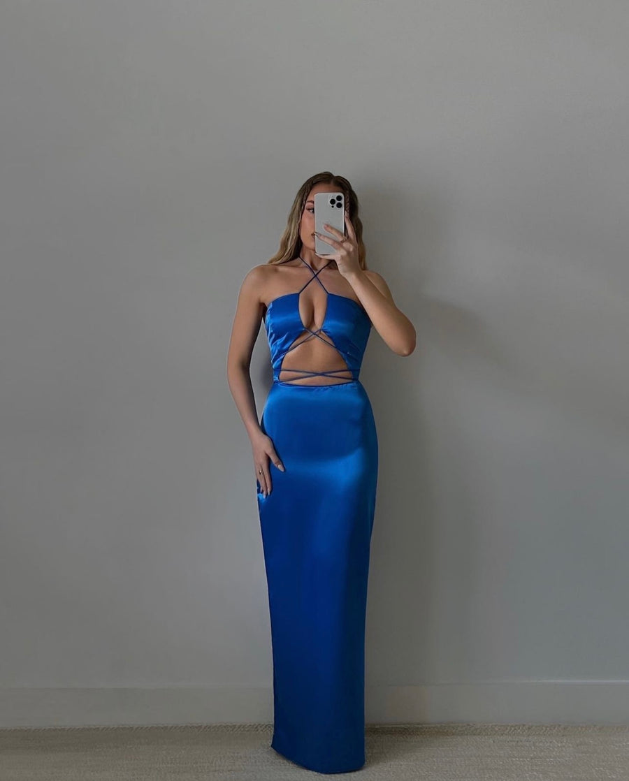 SOPHIA DRESS //  COBALT BLUE